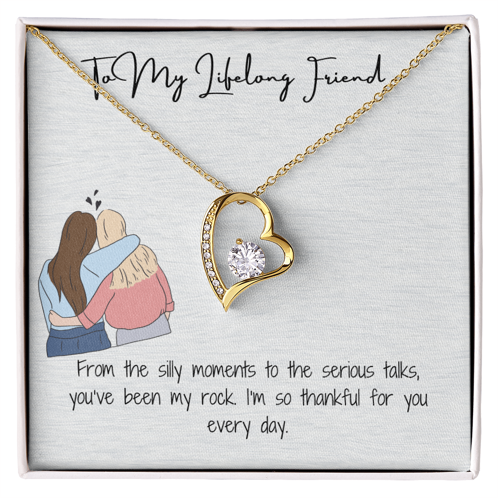 To my best friend Forever Love Necklace