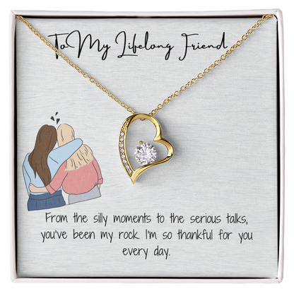 To my best friend Forever Love Necklace