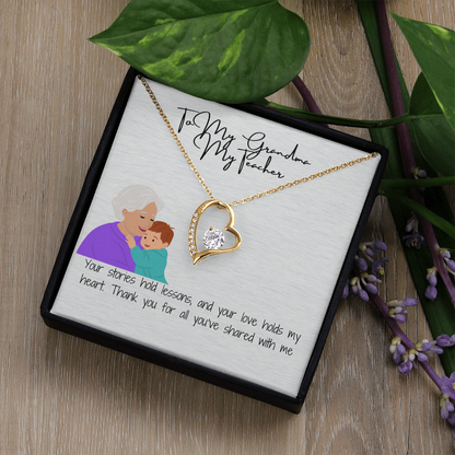 Timeless Love Necklace for Grandma