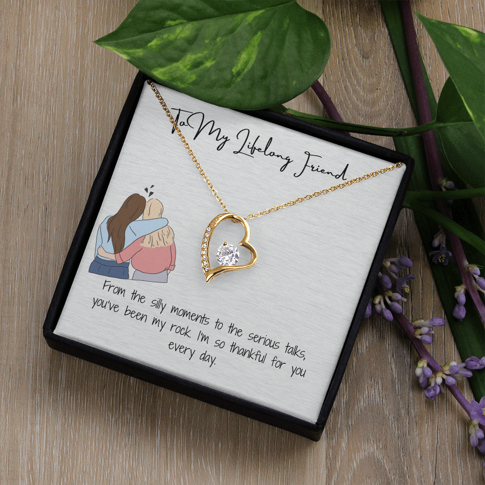 To my best friend Forever Love Necklace