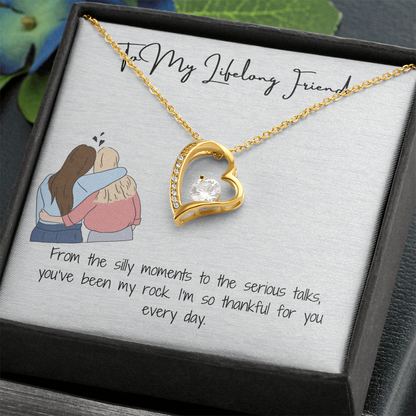 To my best friend Forever Love Necklace