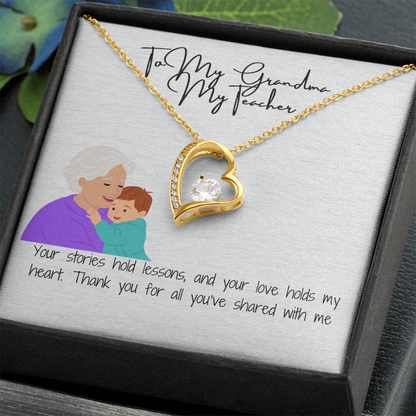 Timeless Love Necklace for Grandma