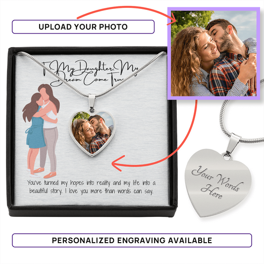 A Heartfelt Keepsake  Personalized Heart Necklace