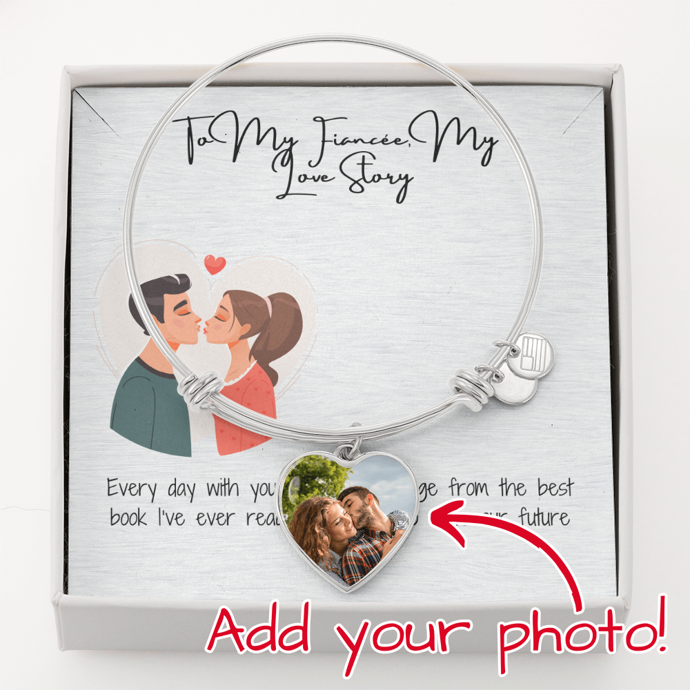 My Love Story Fiancée Luxury Heart Bangle