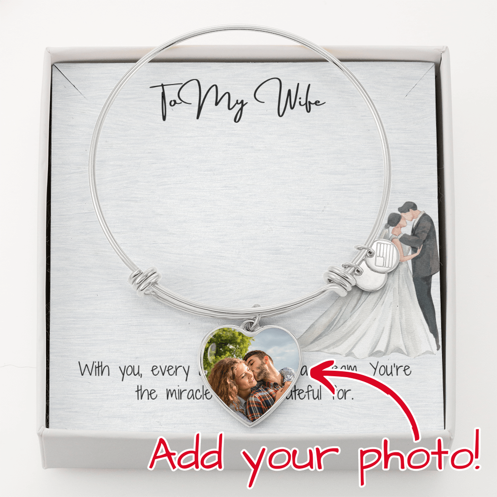 My Wife Heart Bangle