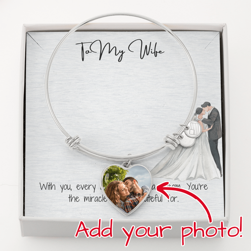 My Wife Heart Bangle