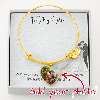 My Wife Heart Bangle