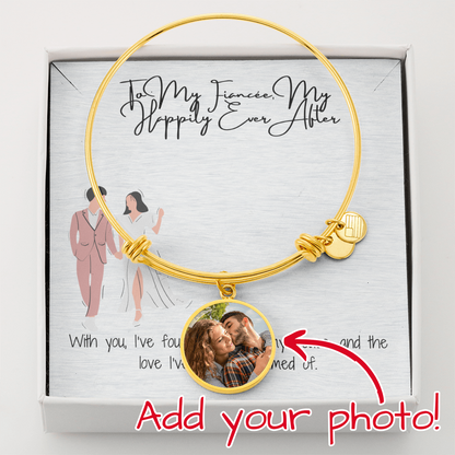 Happily Ever After Fiancée Luxury Circle Bangle